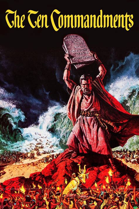 the ten commandments 1956 movie poster